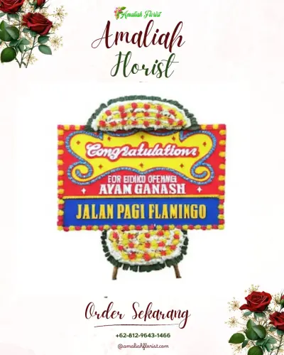 Bunga Papan Congratulation di Dukuhwaru